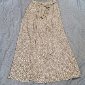 Zara maxi slit skirt